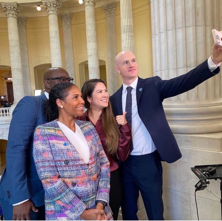 The Crypto Tutors team inside the U.S. Capitol